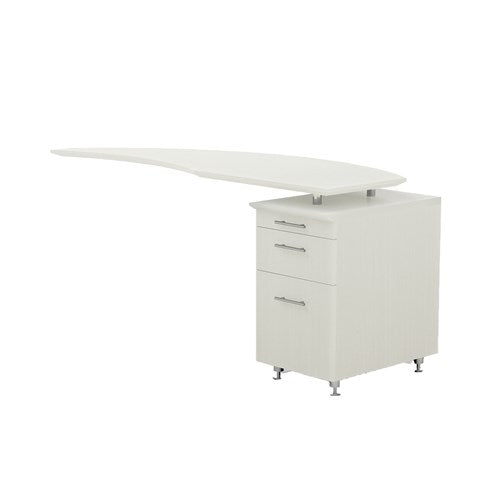 Medina™ 63" Right Curved Desk Return, P/B/F Pedestal