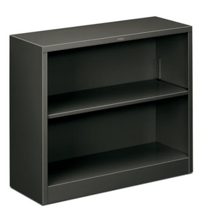 BRIGADE Steel Bookcase 2 Shelves 34 1/2"W