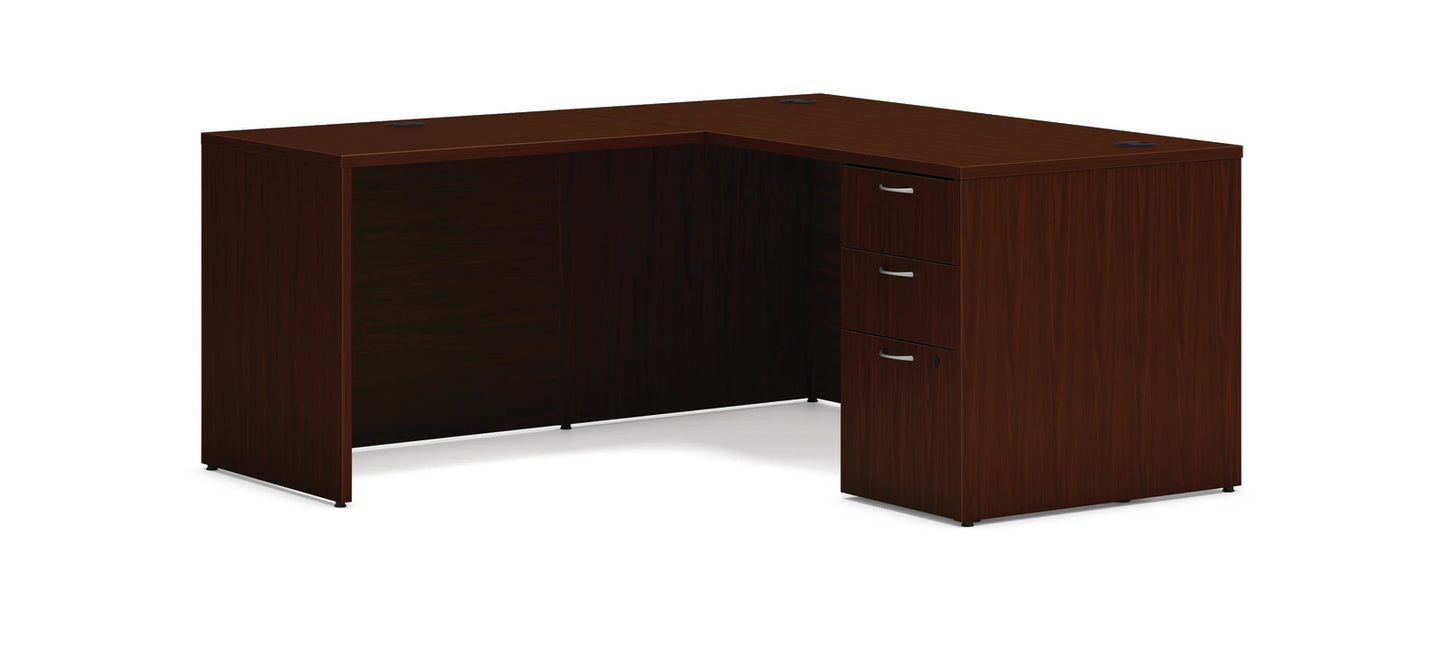 MOD 60"W x 66"D L-Desk with Single Pedestal