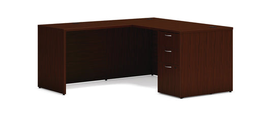 MOD 60"W x 66"D L-Desk with Single Pedestal