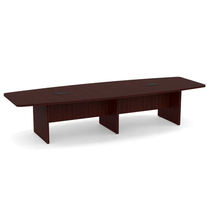 OS238 12' Boat Shape Conference Table