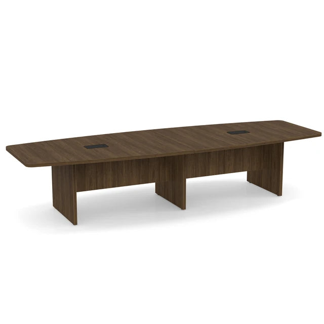 OS238 12' Boat Shape Conference Table