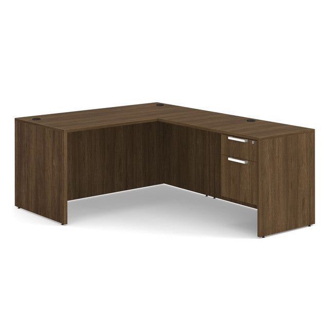SGLHLOS103 Single Hanging Box/File Pedestal Desk 60"W x 77"D