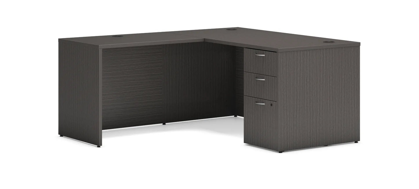 MOD 60"W x 66"D L-Desk with Single Pedestal