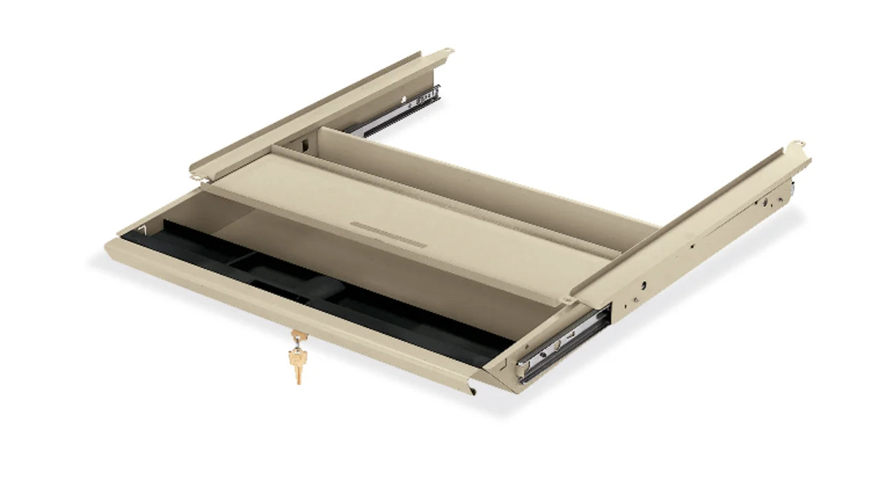 HON Metal Center Drawer with Lock