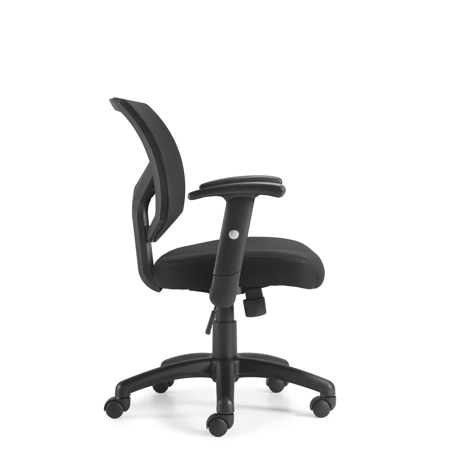 Offices to Go OTG11514B Mid-Back Mesh Back Synchro-Tilter Chair