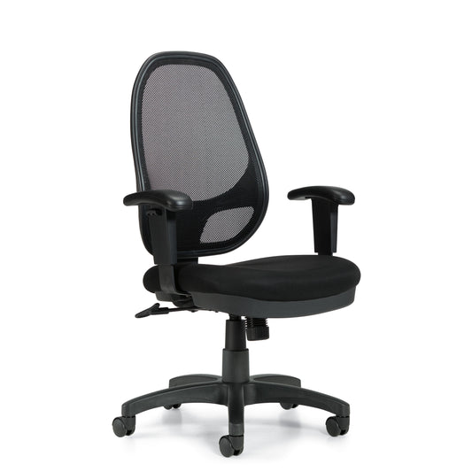 Offices to Go 11641 High Back Mesh Back Synchro-Tilter Chair