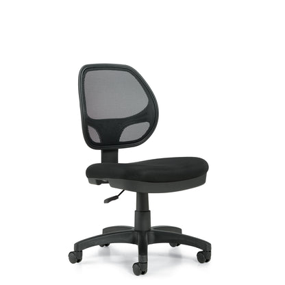 Offices to Go 11642B Mesh Back Task - Armless Chair
