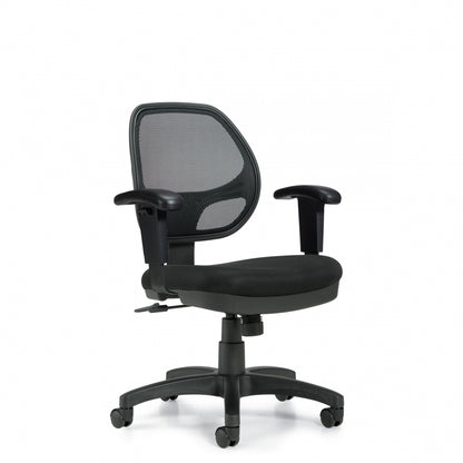 Offices to Go 11647 Mid Back Mesh Back Synchro-Tilter Chair