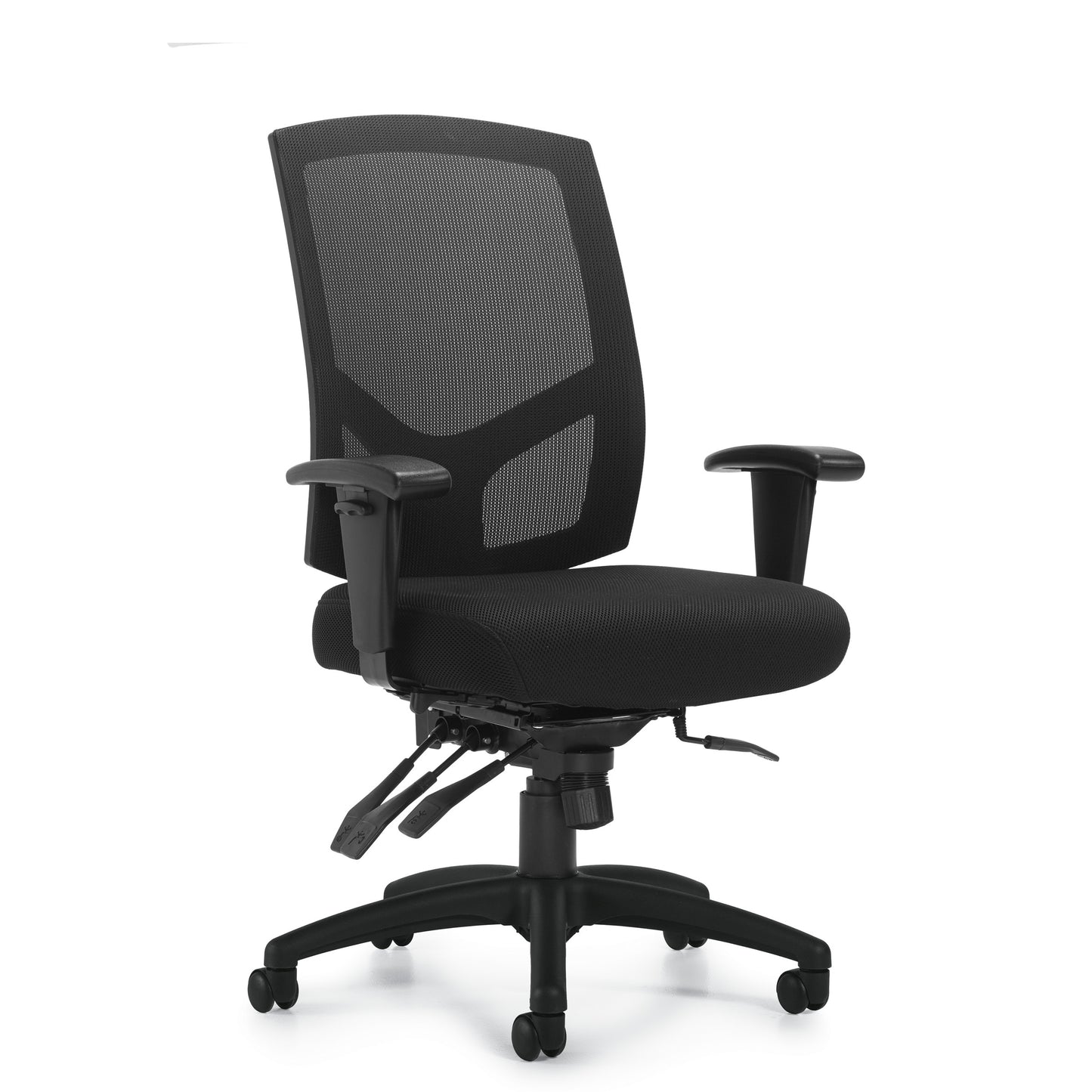 Offices to Go OTG11769 Mesh Back Multi-Function Chair with Arms