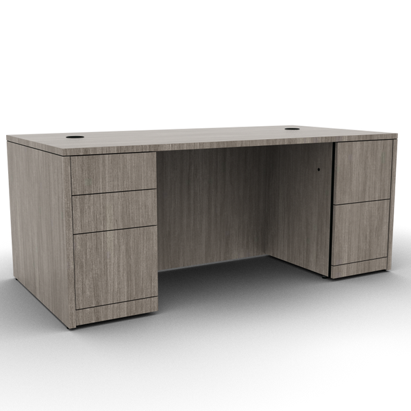 HON Rectangular Double Pedestal Desk 72x36x29.5