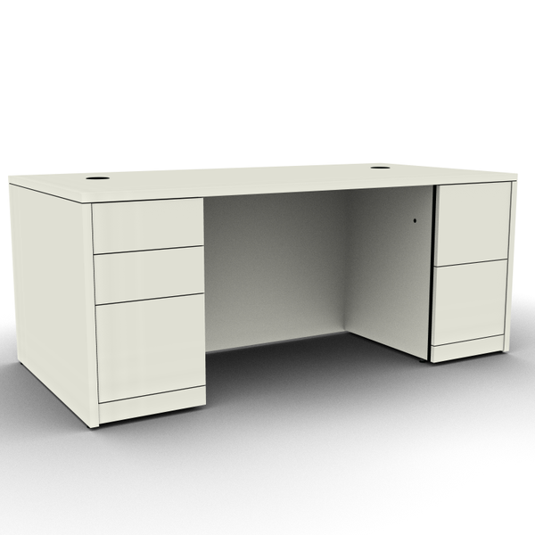 HON Rectangular Double Pedestal Desk 72x36x29.5