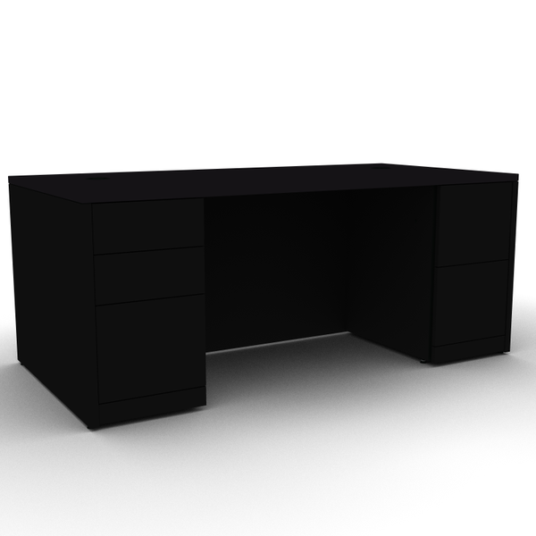 HON Rectangular Double Pedestal Desk 72x36x29.5