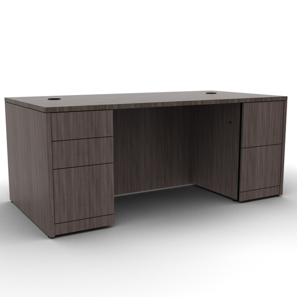 HON Rectangular Double Pedestal Desk 72x36x29.5
