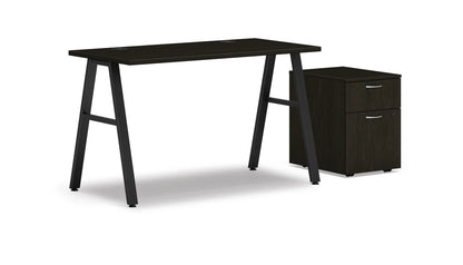 MOD 48"W A-Leg Desk with Mobile Storage