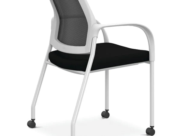 IGNITION Multi-purpose Chair, Mesh Back, White Frame