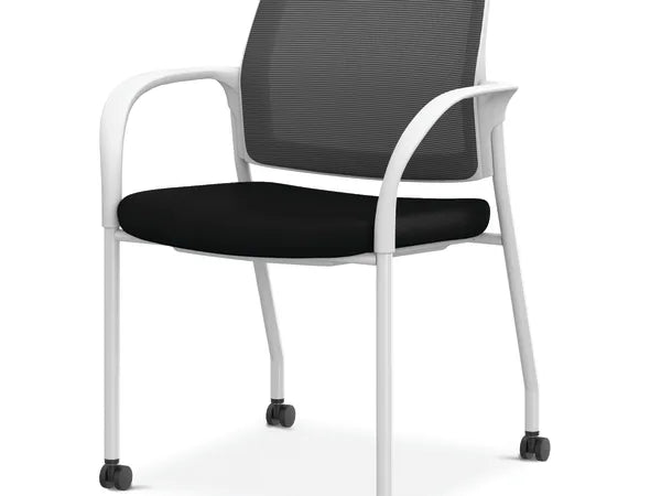 IGNITION Multi-purpose Chair, Mesh Back, White Frame