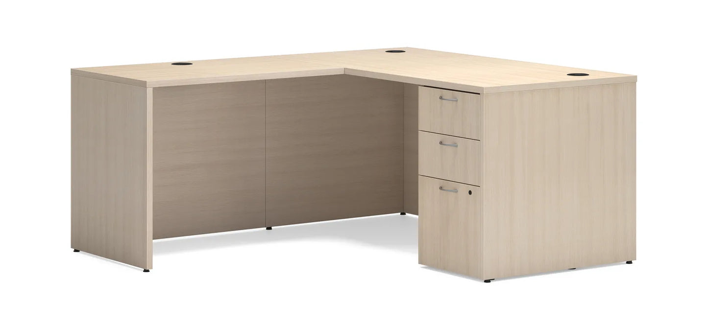 MOD 60"W x 66"D L-Desk with Single Pedestal