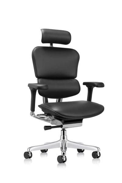 Ergohuman Leather Chair with Headrest