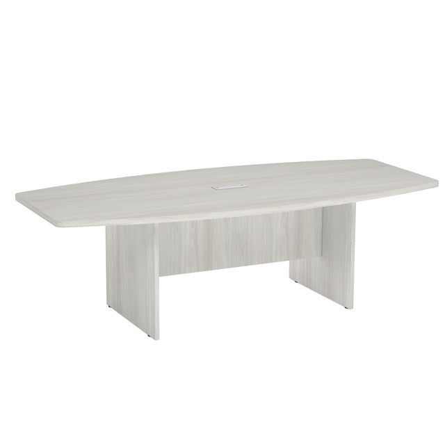 OS 8' Boat-Shaped Conference Table with Slab Base