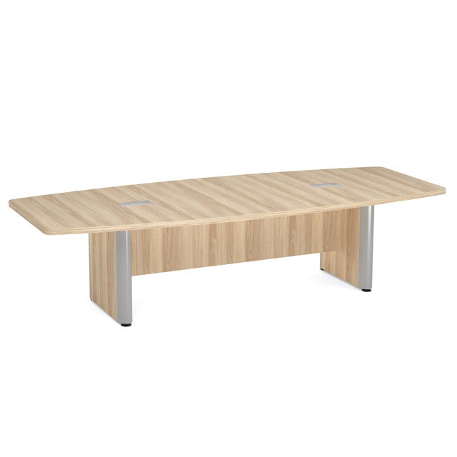 OS 10' Boat-Shaped Conference Table with Elliptical Base
