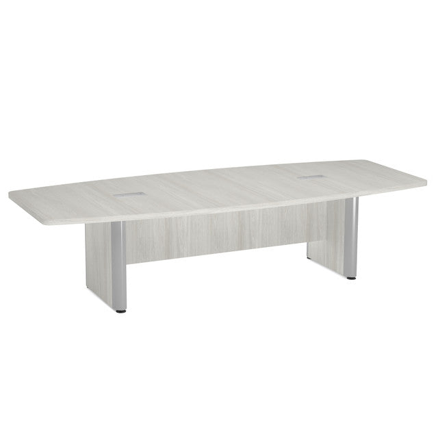 OS 10' Boat-Shaped Conference Table with Elliptical Base