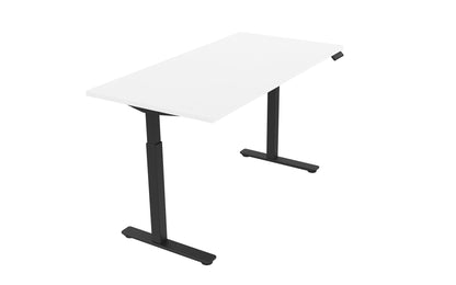 Offices to Go 48"W x 24"D Height Adjustable Table Top and Base Unit (Black Base)