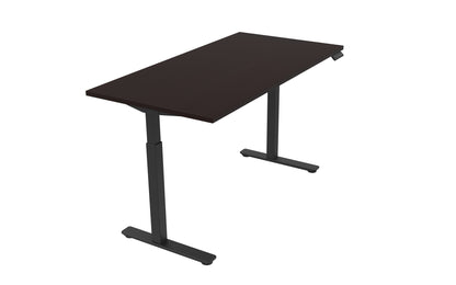 Offices to Go 48"W x 24"D Height Adjustable Table Top and Base Unit (Black Base)