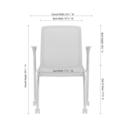 ORION Nesting Chair with Arms (Set of 2)