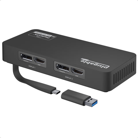 PG-6950U (USB 3.0 and USB-C 4K DisplayPort and HDMI Dual Monitor Adapter)