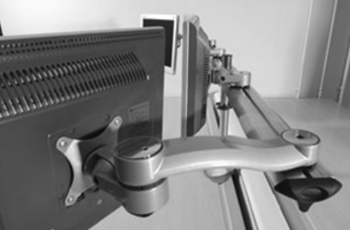 Parabolic Octo-Screen, Beam Mount Monitor Arm