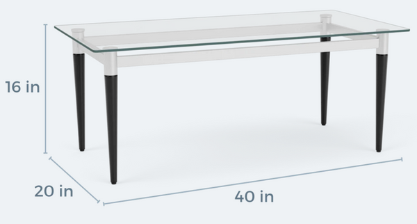 Ravenna Coffee Table - Glass Top