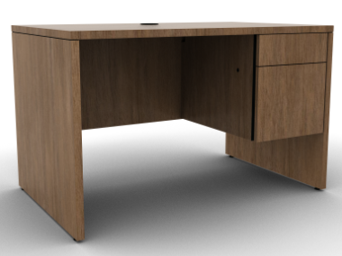 HON Small Office Desk 48"W x 30"D