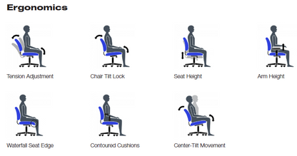 Offices to Go OTG11920 High Back Mesh Back Tilter Chair