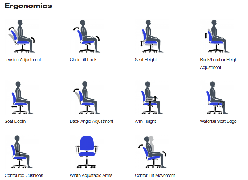 Offices to Go OTG11769 Mesh Back Multi-Function Chair with Arms