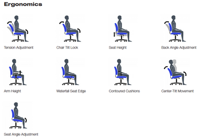 Offices to Go OTG2803 Mesh Multi-Function Chair