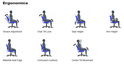 OTG12112 Mesh Back Tilter Chair