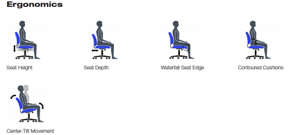 Offices to Go OTG11650 Armless Task Chair