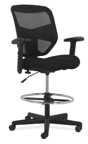 HVL539 Prominent High-Back Task Stool