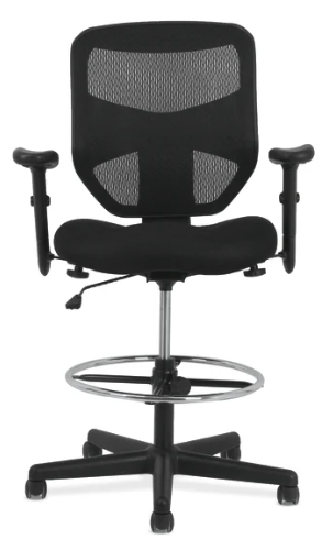 HVL539 Prominent High-Back Task Stool
