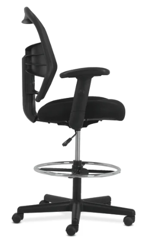 HVL539 Prominent High-Back Task Stool