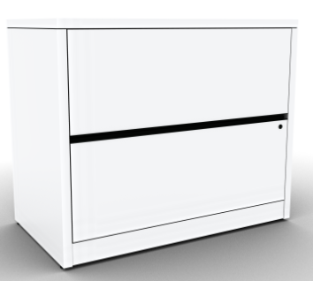 HON 2-Drawer Lateral File 36"W x 20"D x 29.5"H