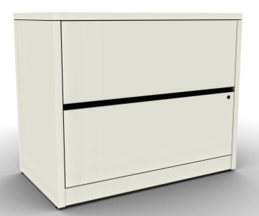 HON 2-Drawer Lateral File 36"W x 20"D x 29.5"H