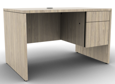 HON Small Office Desk 48"W x 30"D