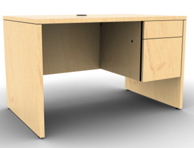 HON Small Office Desk 48"W x 30"D