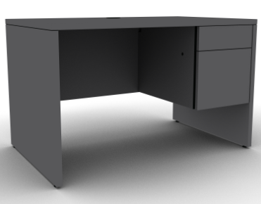 HON Small Office Desk 48"W x 30"D