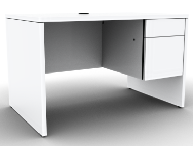 HON Small Office Desk 48"W x 30"D