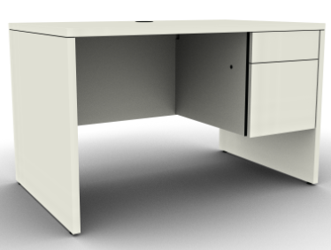 HON Small Office Desk 48"W x 30"D