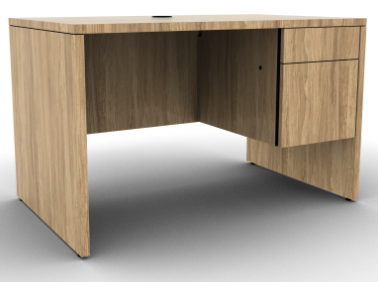 HON Small Office Desk 48"W x 30"D