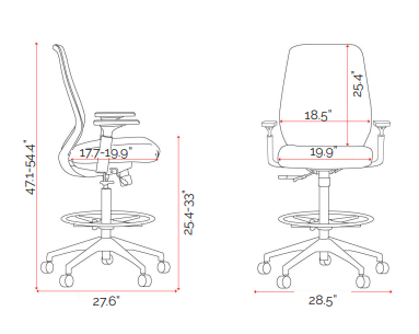 Konfurb AX Series Drafting Chair